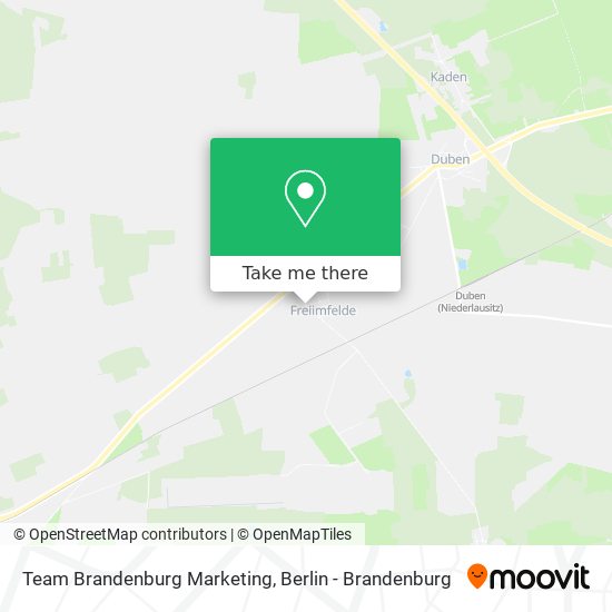 Team Brandenburg Marketing map