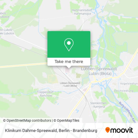 Карта Klinikum Dahme-Spreewald