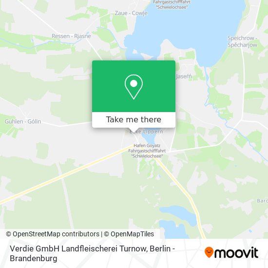 Verdie GmbH Landfleischerei Turnow map