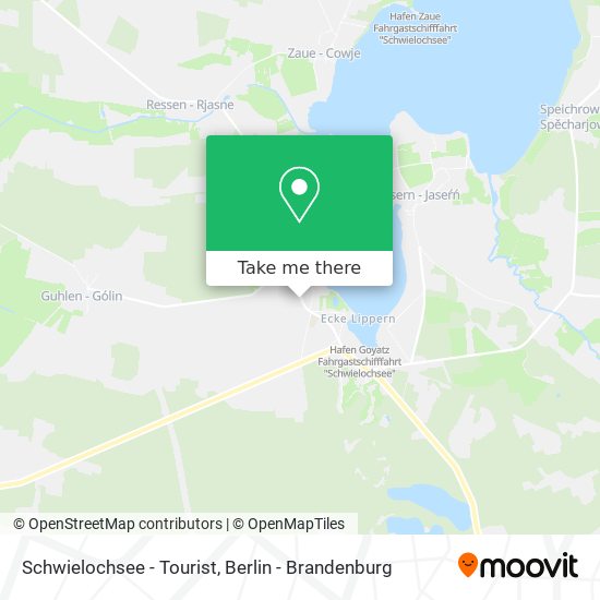 Schwielochsee - Tourist map