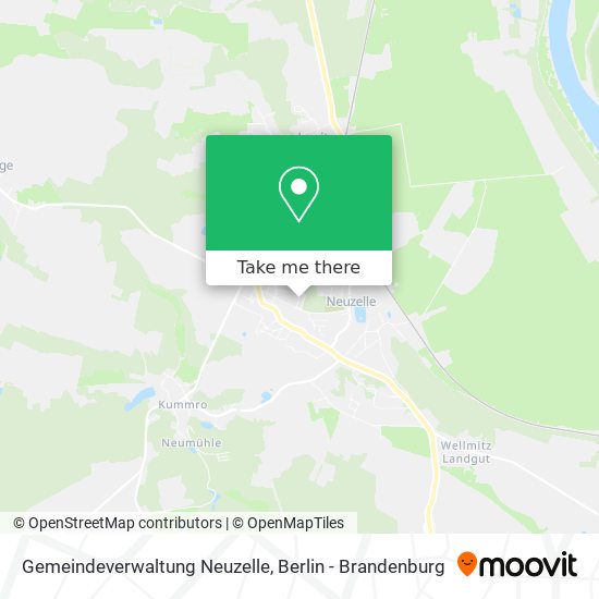 Карта Gemeindeverwaltung Neuzelle
