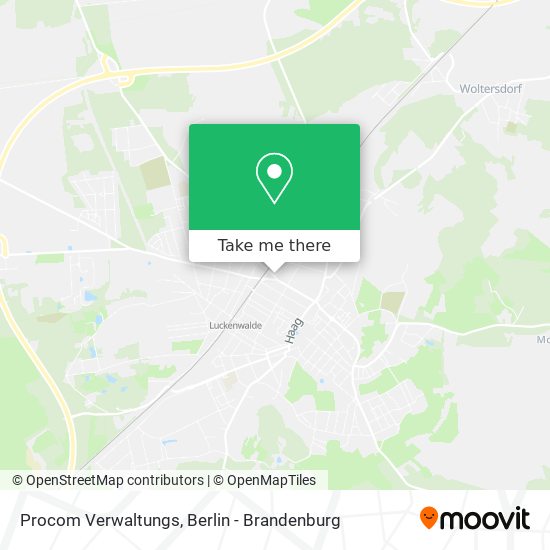 Procom Verwaltungs map