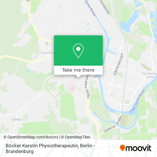 Böcker Kerstin Physiotherapeutin map