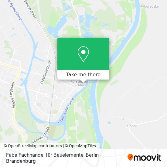 Faba Fachhandel für Bauelemente map