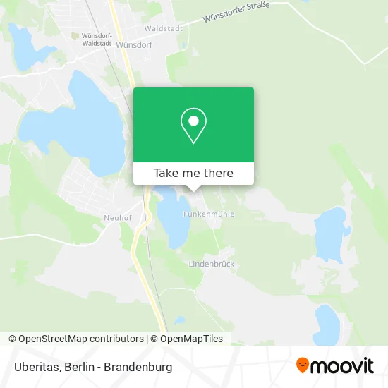 Uberitas map