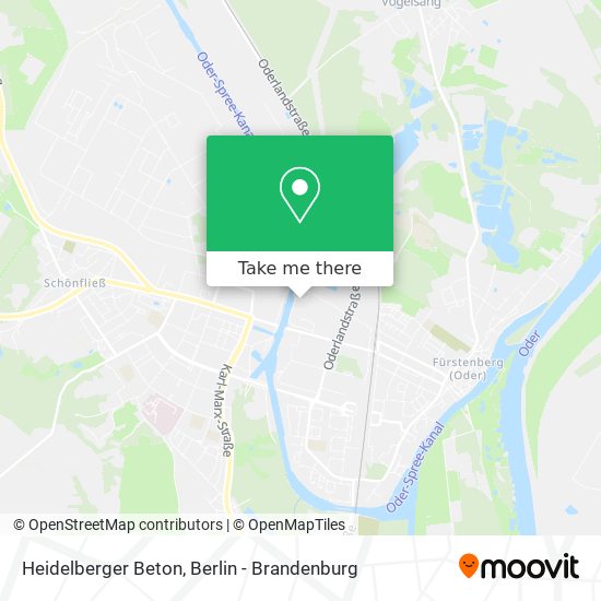 Карта Heidelberger Beton