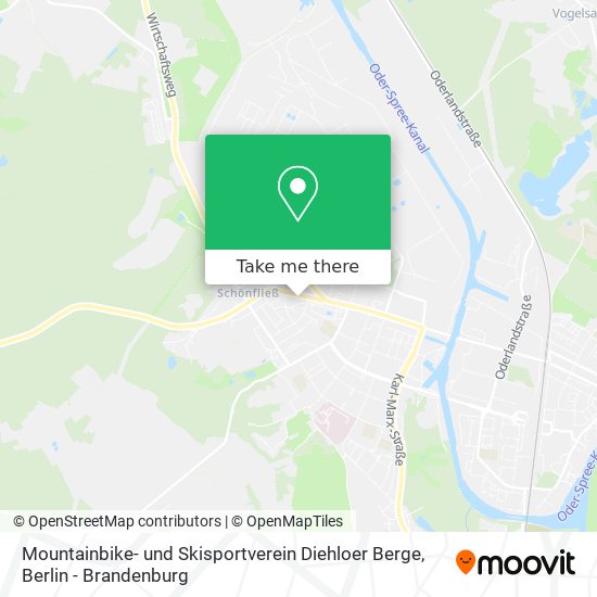 Mountainbike- und Skisportverein Diehloer Berge map