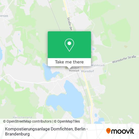 Kompostierungsanlage Domfichten map