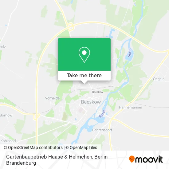 Карта Gartenbaubetrieb Haase & Helmchen