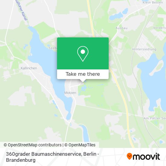 360grader Baumaschinenservice map