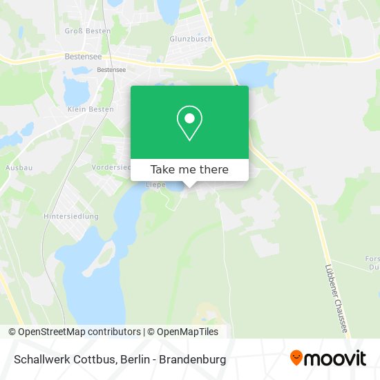 Schallwerk Cottbus map