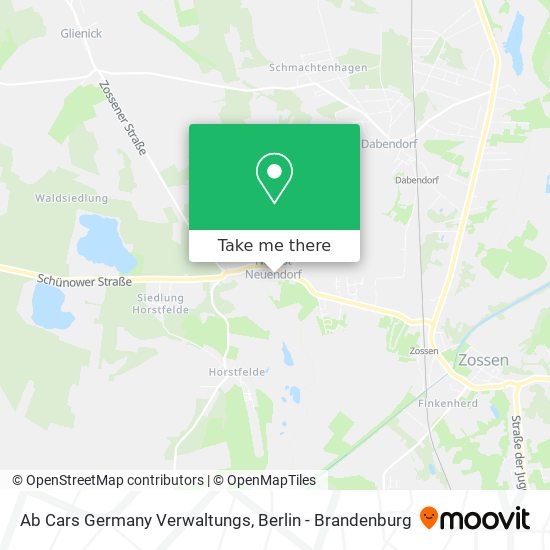 Ab Cars Germany Verwaltungs map