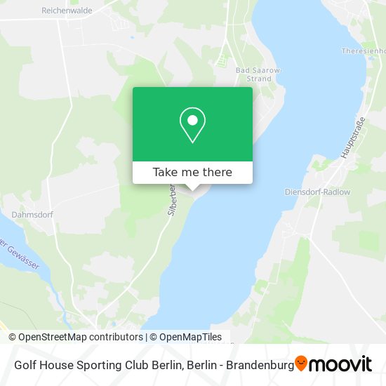 Карта Golf House Sporting Club Berlin