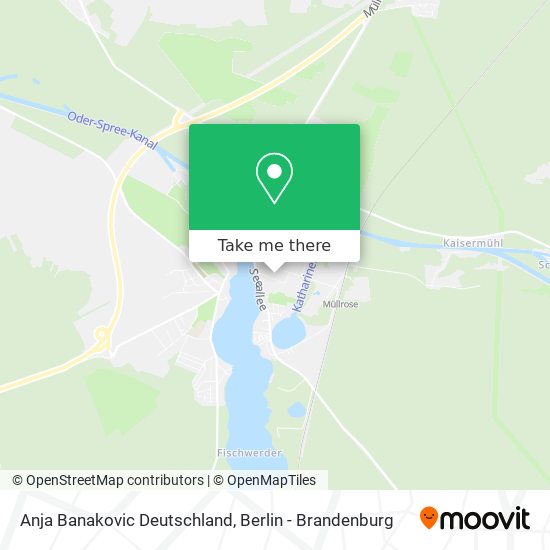 Anja Banakovic Deutschland map