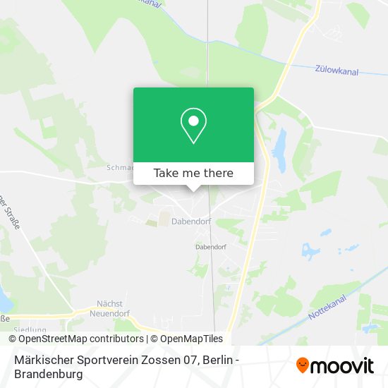 Märkischer Sportverein Zossen 07 map