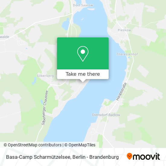 Basa-Camp Scharmützelsee map