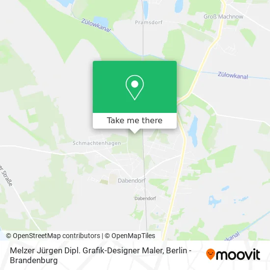 Карта Melzer Jürgen Dipl. Grafik-Designer Maler