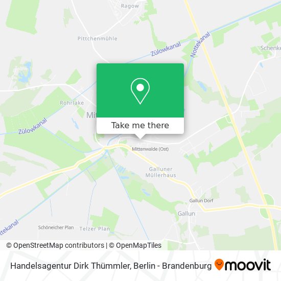 Карта Handelsagentur Dirk Thümmler