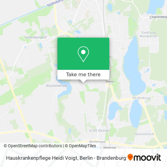 Карта Hauskrankenpflege Heidi Voigt
