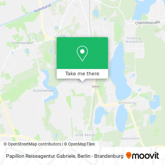 Papillon Reiseagentur Gabriele map