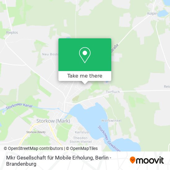 Карта Mkr Gesellschaft für Mobile Erholung