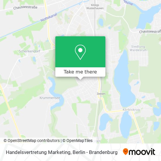 Handelsvertretung Marketing map