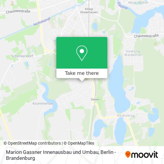 Карта Marion Gassner Innenausbau und Umbau