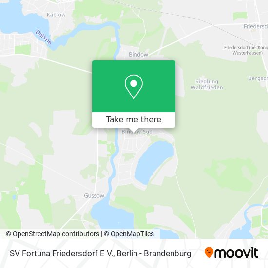 SV Fortuna Friedersdorf E V. map