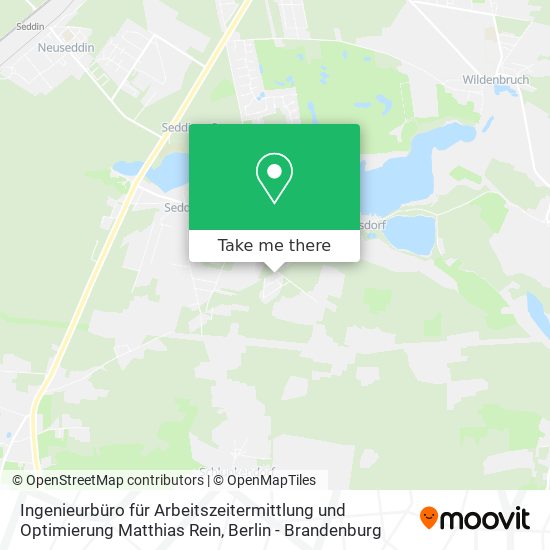 Ingenieurbüro für Arbeitszeitermittlung und Optimierung Matthias Rein map