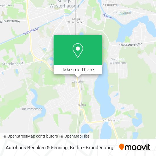 Autohaus Beenken & Fenning map