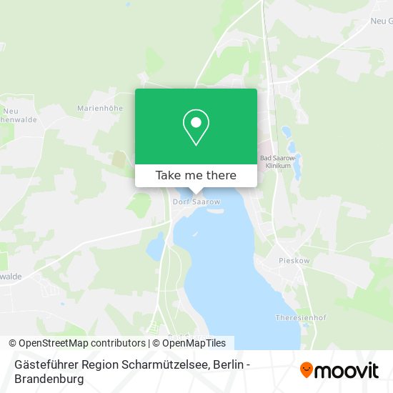 Карта Gästeführer Region Scharmützelsee