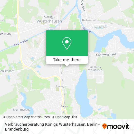 Verbraucherberatung Königs Wusterhausen map