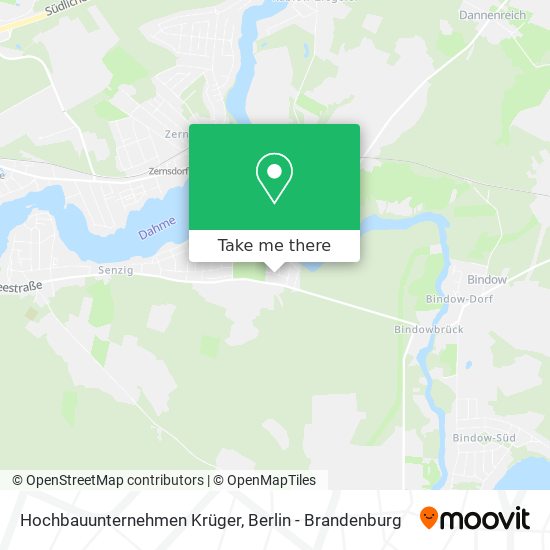 Hochbauunternehmen Krüger map