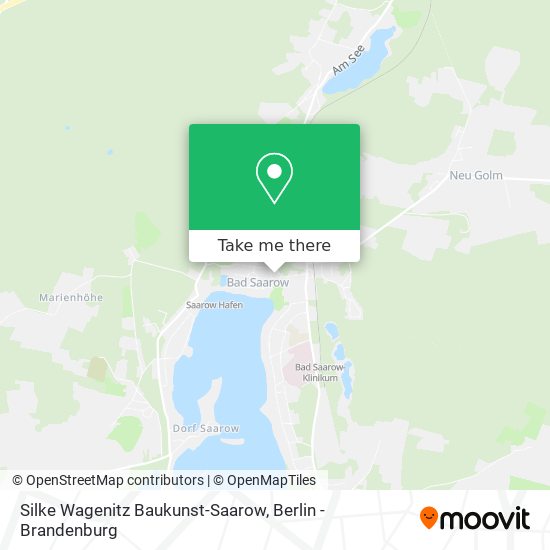 Карта Silke Wagenitz Baukunst-Saarow