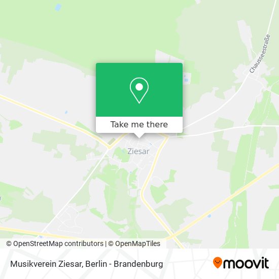Musikverein Ziesar map
