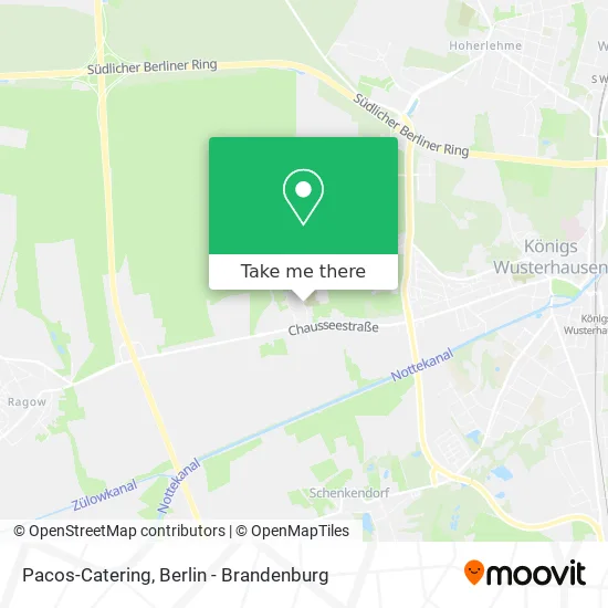 Карта Pacos-Catering