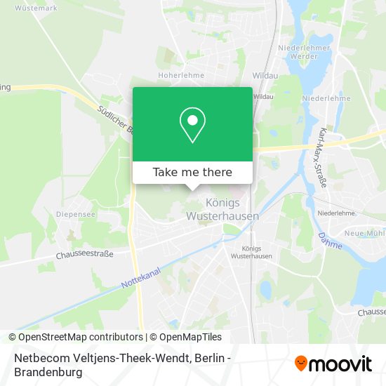 Карта Netbecom Veltjens-Theek-Wendt