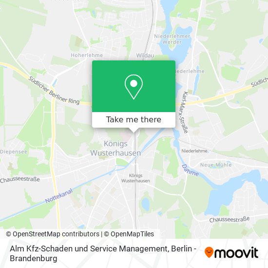 Карта Alm Kfz-Schaden und Service Management