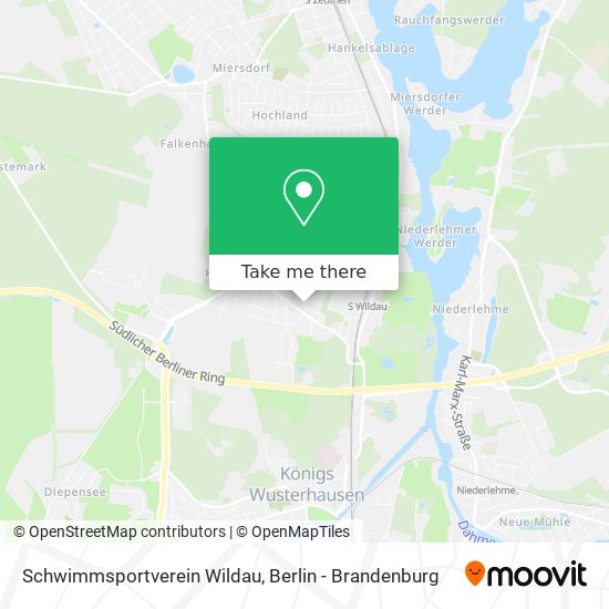 Schwimmsportverein Wildau map