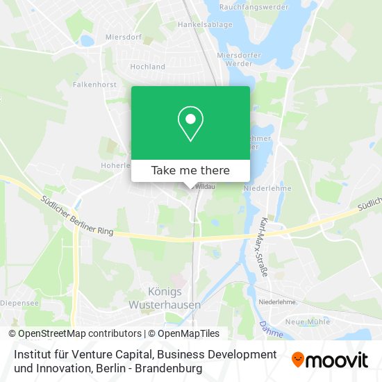 Карта Institut für Venture Capital, Business Development und Innovation