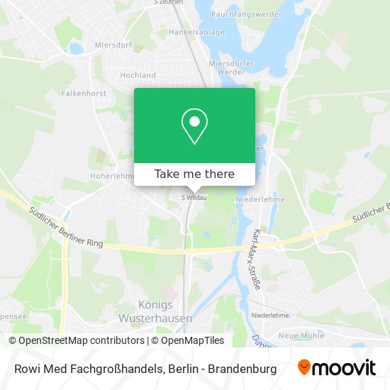 Rowi Med Fachgroßhandels map