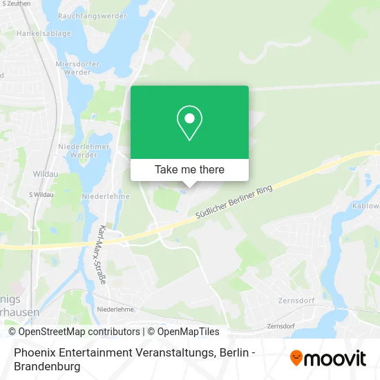 Карта Phoenix Entertainment Veranstaltungs