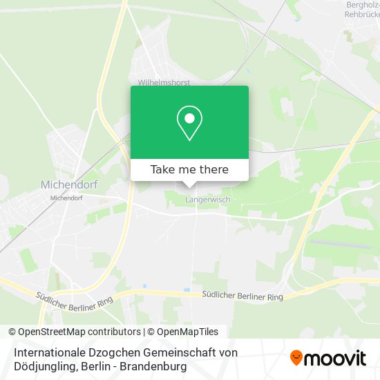 Internationale Dzogchen Gemeinschaft von Dödjungling map