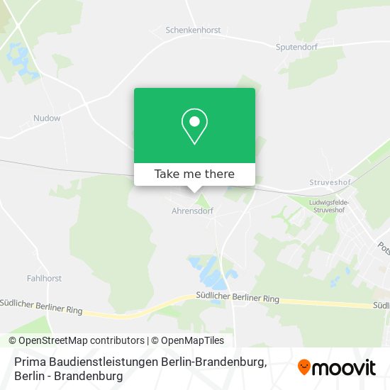 Prima Baudienstleistungen Berlin-Brandenburg map