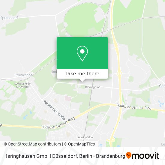 Карта Isringhausen GmbH Düsseldorf