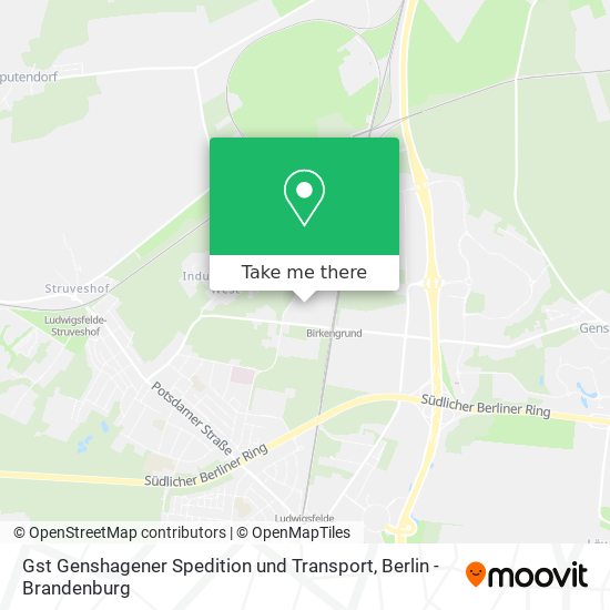 Карта Gst Genshagener Spedition und Transport
