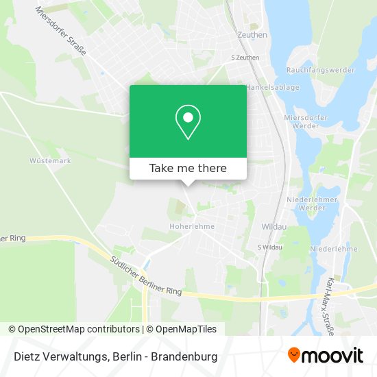 Dietz Verwaltungs map