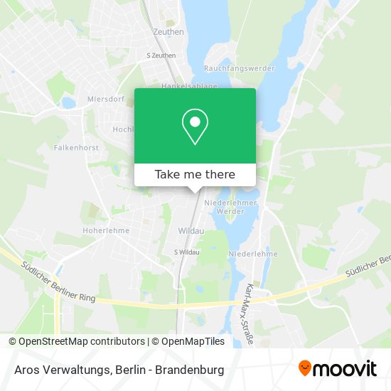 Aros Verwaltungs map