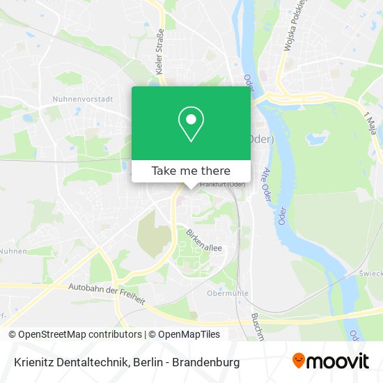 Krienitz Dentaltechnik map