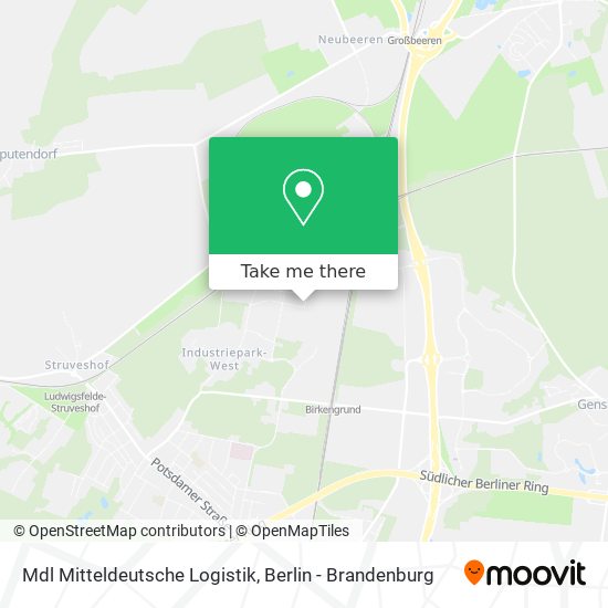 Mdl Mitteldeutsche Logistik map